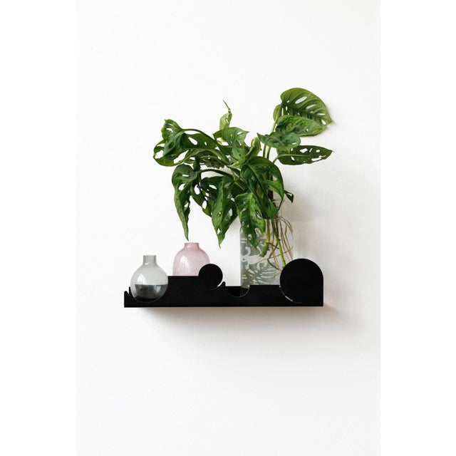NVMD Clounds Floating Shelf in Black Steel from EMKO, Set of 2 For Sale - Image 4 of 9