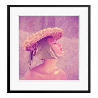 Girl in a Hat 1951 by Toni Frissell Framed C Print For Sale