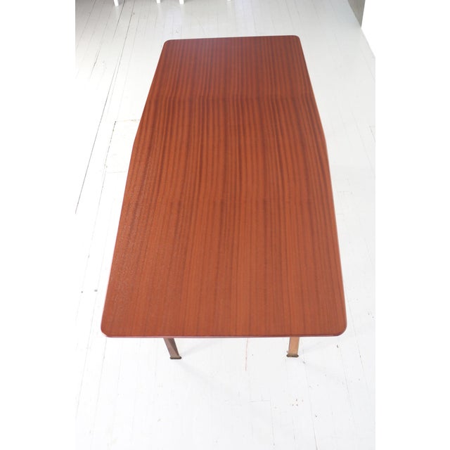 Brown Italian Teak Dining Table, 1960s For Sale - Image 8 of 18