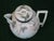 Mid 19th Century Satsuma Teapot Hand-Painted Vines & Blossoms Square Handle Japanese Meiji Period Signed For Sale - Image 9 of 18