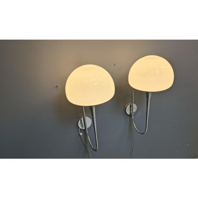 Mid-Century Italian Wall Lamps by Goffredo Reggiani for Reggiani, 1970, Set of 2 For Sale - Image 8 of 15