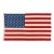 Vintage Cotton American Flag With Embroidered Stars For Sale