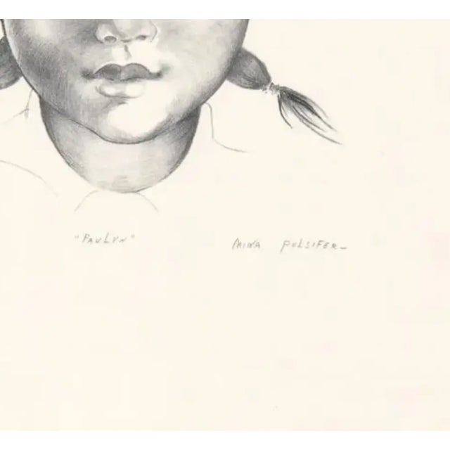 Mina Pulsifer (American 1899 - 1989) "Portrait of Paulyn" lithograph, pencil signed; from an edition of 250. Published by...
