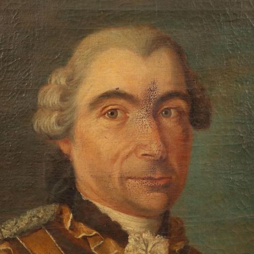 Portrait of a Nobleman, 1700s, Oil on Canvas For Sale - Image 4 of 13