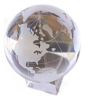 World Globe Crystal