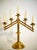 Large Mid 20th Century Articulating Gilt Brass Candelabra For Sale - Image 11 of 12