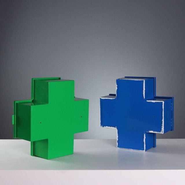 Cross Containers by Thomas Ericksson for Cappellini, 1990s, Set of 2 For Sale - Image 11 of 12