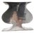 Vintage Cast Aluminum Vase, 1970s For Sale