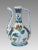 French Antique Iznic Turkish Style Ceramic Ewer With Delicate Hand Painted Florals C1900 For Sale - Image 3 of 6