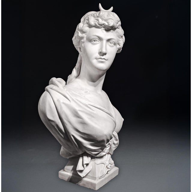 Pietro Olivieri, Diana the Huntress, 1800s, Carrara Marble For Sale - Image 5 of 12