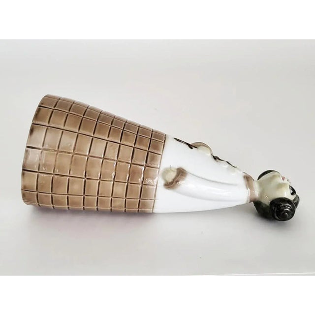 Mid-Century Modern !960s Swedish Porcelain Girl With Flower Figurine For Sale - Image 3 of 11