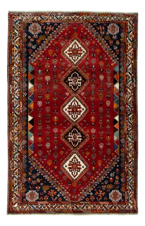 Hand-Knotted Shiraz Nomad Rug