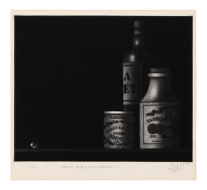 Mario Avati, Maniere Noire a La Noisette Belle, Mezzotint