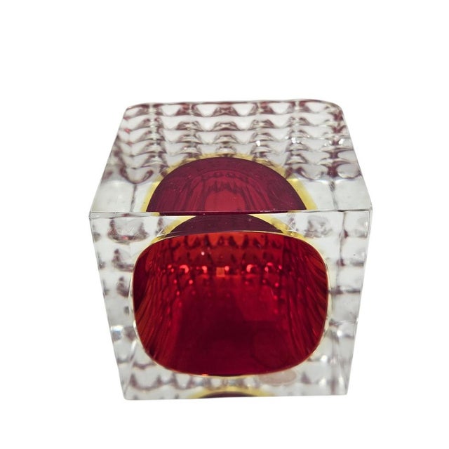 Sommerso Murano Glass Serving Bowl from Flavio Poli, 1950s For Sale - Image 3 of 12