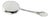 Silver Ice Cream Scoop with Smooth Shell and Crimped Handle Reliefs For Sale