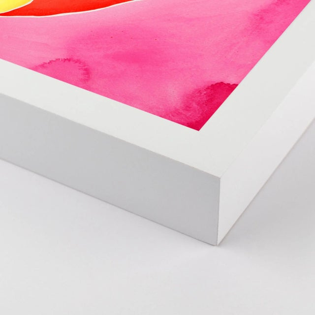 DESCRIPTION: Moon Over River by Kate Roebuck in White Framed Paper, XS Art Print SPECIFICATIONS: Type: Framed Paper....