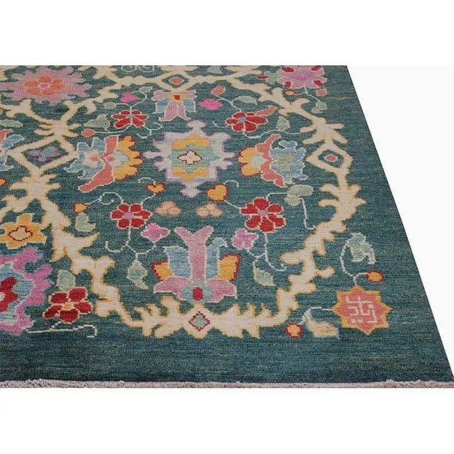 Handwoven Persian Sultanabad Area Rug 11’8″ X 15’8″ For Sale In Dallas - Image 6 of 13