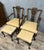 English Mahogany Armchairs and Ottomans, 1850s, Set of 4 For Sale - Image 3 of 8