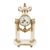 Late 19th Century Louis XVI Style French Marble & Gilt Bronze Portico Mantel Clock For Sale
