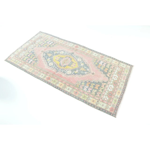 Traditional Vintage Oushak Anatolian Handmade Area Rug For Sale - Image 3 of 11