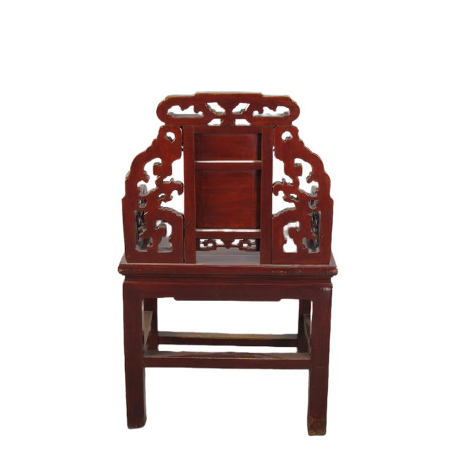 Pair Antique Chinese Taishi Chairs 1 For Sale - Image 11 of 12