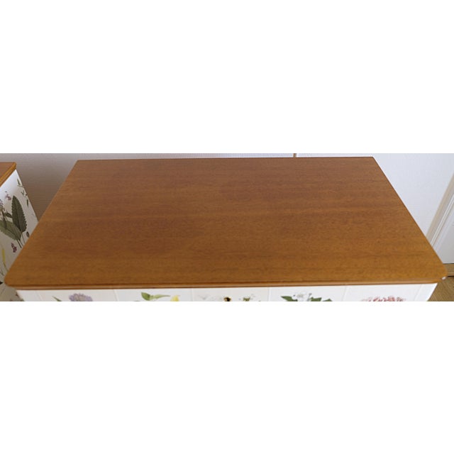 Swedish Modern Chests Nordens Flora by Cam Lindman in the style of Josef Frank, Sweden, 1940s, Set of 2 For Sale - Image 11 of 14
