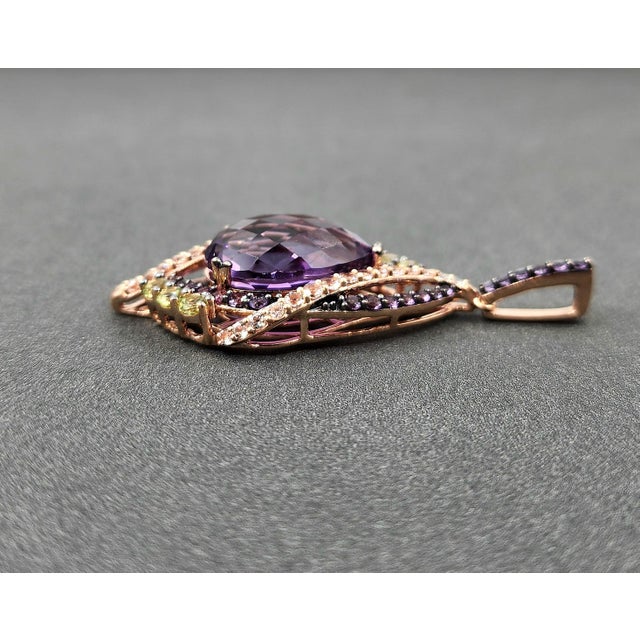 Early 21st Century Le Vian Crazy Collection Multi-Stone Pendant For Sale - Image 5 of 8