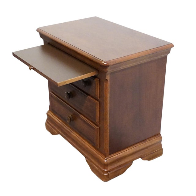 Wood Alexander Julian Home Colours Collection Cherry Early American Traditional 25" Nightstand 710-360 For Sale - Image 7 of 15