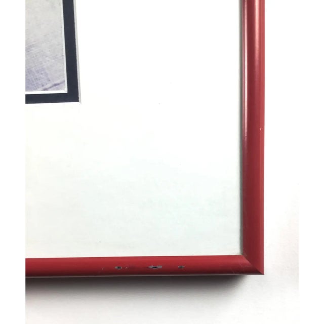 Metal Vintage Framed Print American Flag For Sale - Image 7 of 9