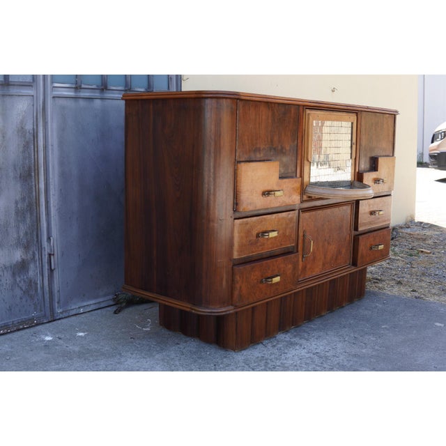 VintageItalian Art Deco Bar Cabinet, 1925 For Sale - Image 3 of 6