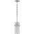Bonnington Small Pendant in Polished Nickel with Crystal Designer: AERIN Canopy: 6" Octagon Mounting: Chain Shade Detail:...