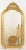 Louis Philippe Rectangular Gold Leaf Wall Mirror, 1870s For Sale - Image 3 of 11