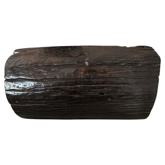 Wood Andrianna Shamaris Century Year Old Bench or Pedestal For Sale - Image 7 of 18