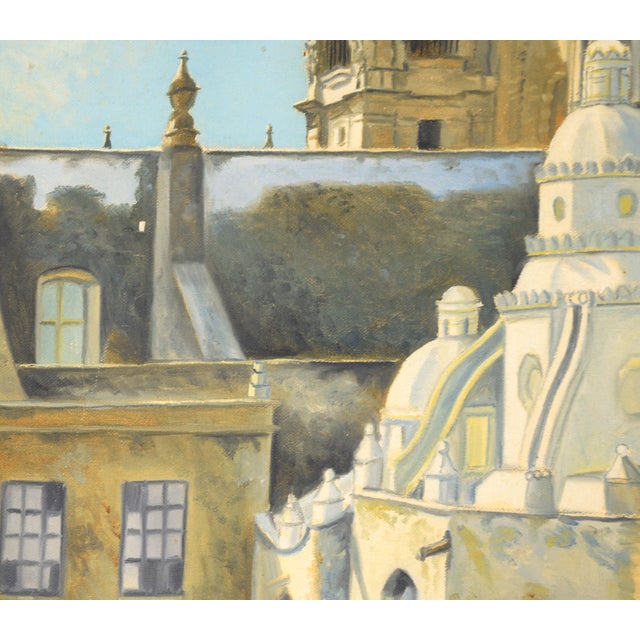 Late 20th Century Bell Tower - European Cityscape For Sale - Image 5 of 8