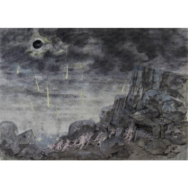 Surrealism Roger Chapelain Midy, Untitled 1, Circa 1975 For Sale - Image 3 of 3