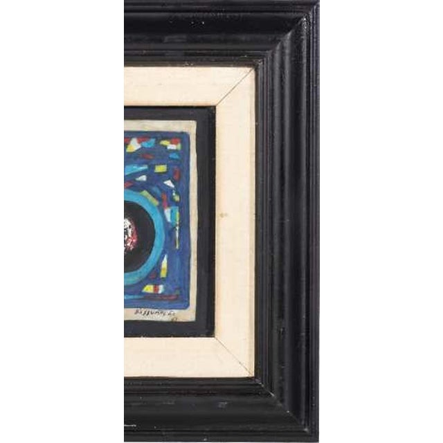 Manuel D'assumpção, Abstract Composition, 1963, Mixed Media on Paper For Sale - Image 4 of 8