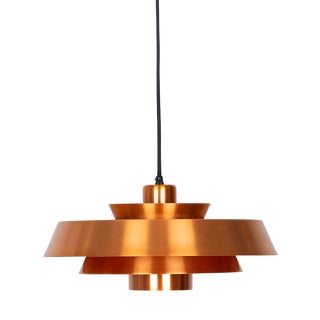 Vintage Danish Nova Pendant Lamp by Jo Hammerborg for Fog & Mørup, 1963 For Sale