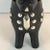 Black 1960s Mid-Century Carved Wood and Silver Taurus Bull Sculpture For Sale - Image 8 of 11