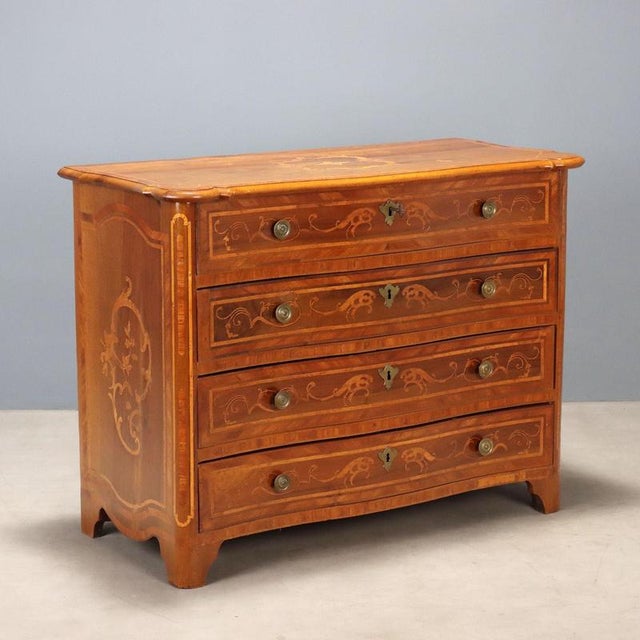18th Century Baroque Walnut Chest of Drawers For Sale - Image 13 of 13