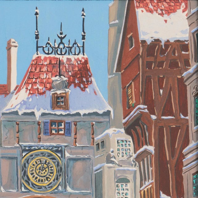 Paper 'The Thief From François Villon's Christmas' by James March Phillips, San Francisco Bay Area Illustrator For Sale - Image 7 of 11