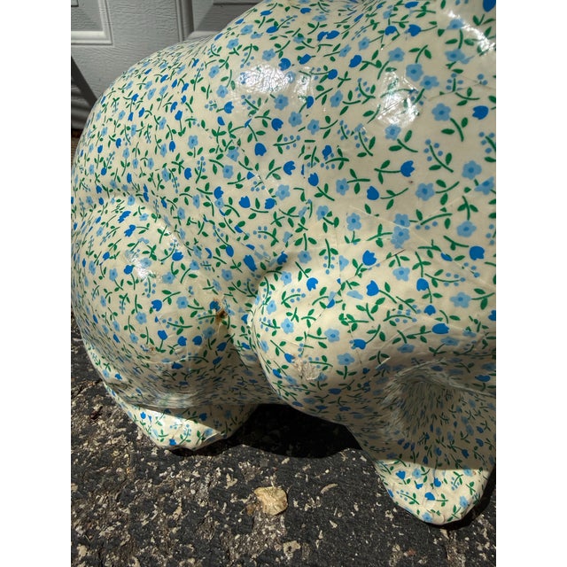 Chintz Papier-Mâché Rabbit For Sale In Milwaukee - Image 6 of 7