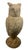 Mid-Century British Cast Stone Great Horned Owl Garden Statuary For Sale - Image 4 of 9