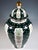 Baroque Large Porcelain Urn Vase with Siang Noir Decoration by Herend Hungary For Sale - Image 3 of 7