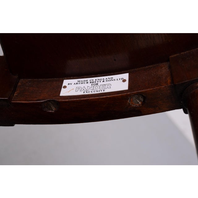 Arthur Brett and Sons Mahogany Library Steps from H. Pander & ZN, England, 1930s For Sale - Image 11 of 12
