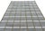 Handmade Cotton Vegetable Dyed Rug, Gray, White and Olive Green Windowpane Checked Dhurrie-6'x9' For Sale - Image 11 of 11