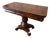 19th Century American Empire Figured Mahogany Folding Console Table / Game Table For Sale