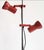 Vintage Red Spot Floor Lamp, 1980s Spot light from the 80s Cleaned, ready to use, excellent condition! Individually...