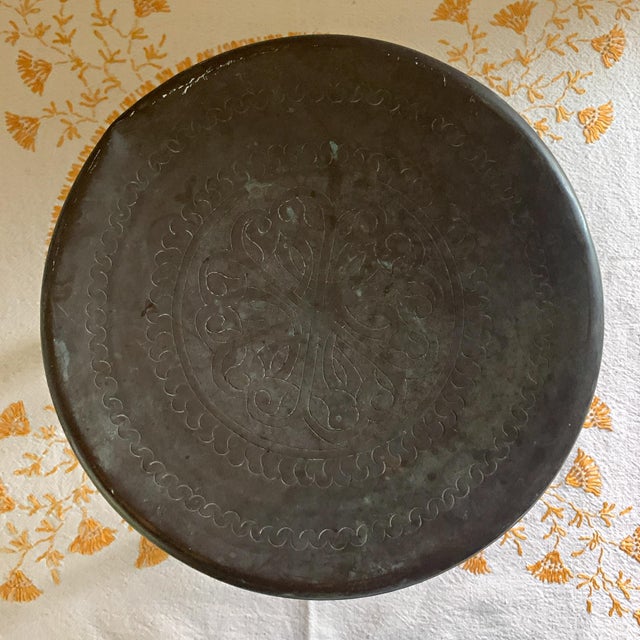 Early 20th Century Pierced Metal Foot Warmer Stool For Sale - Image 4 of 8