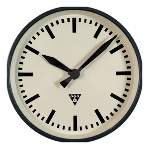 Industrial Factory Wall Clock from Pragotron, 1960s