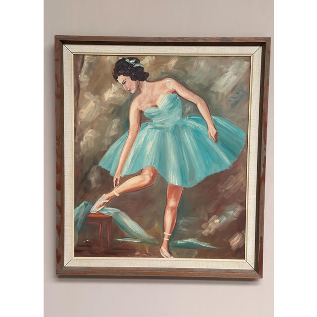 Leif Alring, Ballerina, 1960s, Oil on Canvas, Framed For Sale - Image 5 of 17